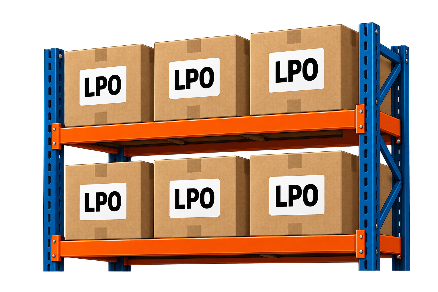 LPO storage shelving
